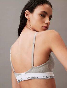 Bralette Icon in cotone e Modal leggermente foderata con chiusura frontale a triangolo