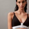 Bralette Icon in cotone e Modal leggermente foderata con chiusura frontale a triangolo
