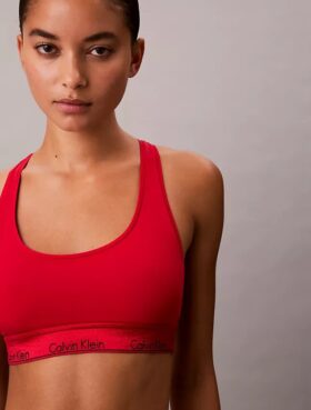 Bralette Icon in cotone e Modal metallizzato Unlined