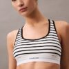Bralette in cotone Modal elasticizzato a coste, leggermente foderata Bralette in cotone Modal elasticizzato a coste, leggermente foderata