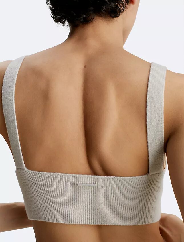 Bralette in misto lana a costine Bralette in misto lana a costine