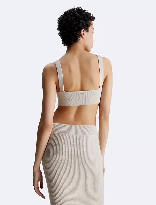 Bralette in misto lana a costine Bralette in misto lana a costine