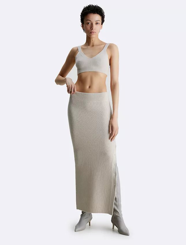 Bralette in misto lana a costine Bralette in misto lana a costine