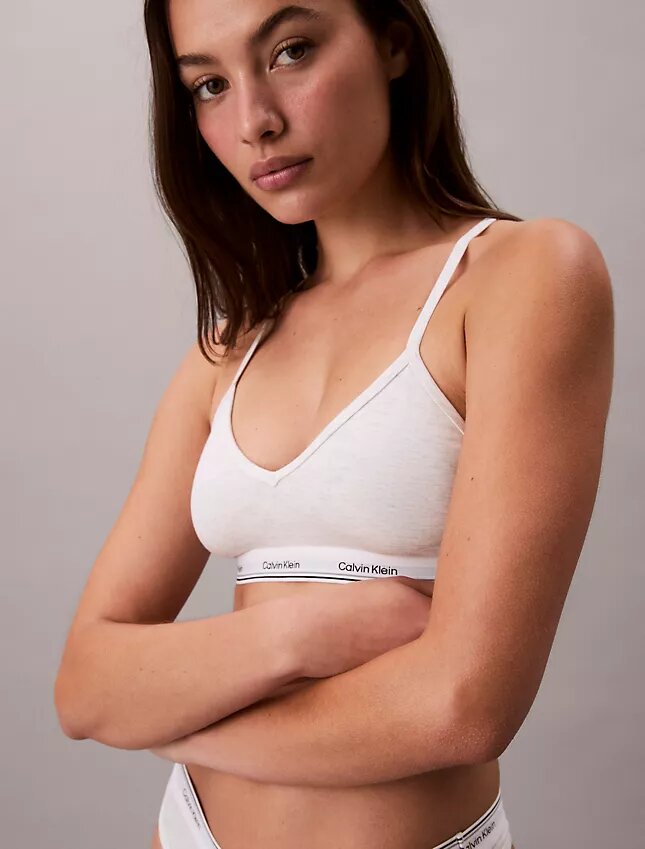 Bralette leggermente foderata in misto cotone e Modal Bralette leggermente foderata in misto cotone e Modal
