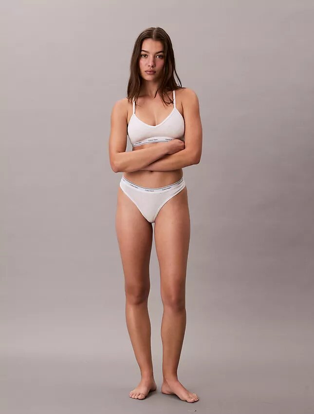 Bralette leggermente foderata in misto cotone e Modal Bralette leggermente foderata in misto cotone e Modal