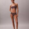 Bralette senza cuciture in microfibra a costine, leggermente imbottita Bralette senza cuciture in microfibra a costine, leggermente imbottita