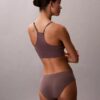 Bralette senza cuciture in microfibra a costine, leggermente imbottita Bralette senza cuciture in microfibra a costine, leggermente imbottita