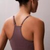 Bralette senza cuciture in microfibra a costine, leggermente imbottita Bralette senza cuciture in microfibra a costine, leggermente imbottita