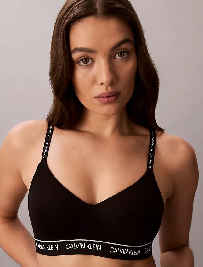 Bralette senza ferretto leggermente foderata con logo Archive Bralette senza ferretto leggermente foderata con logo Archive