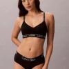 Bralette senza ferretto leggermente foderata con logo Archive Bralette senza ferretto leggermente foderata con logo Archive