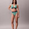 Bralette triangolare elasticizzata in Microfiber con Monogram grafico e leggera fodera Bralette triangolare elasticizzata in Microfiber con Monogram grafico e leggera fodera