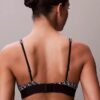 Bralette triangolare elasticizzata in Microfiber con Monogram grafico e leggera fodera Bralette triangolare elasticizzata in Microfiber con Monogram grafico e leggera fodera