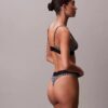 Bralette triangolare elasticizzata in Microfiber con Monogram grafico e leggera fodera Bralette triangolare elasticizzata in Microfiber con Monogram grafico e leggera fodera