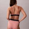 Bralette triangolare elasticizzata in Microfiber con Monogram grafico e leggera fodera Bralette triangolare elasticizzata in Microfiber con Monogram grafico e leggera fodera