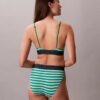 Bralette triangolare elasticizzata in Microfiber con Monogram grafico e leggera fodera Bralette triangolare elasticizzata in Microfiber con Monogram grafico e leggera fodera