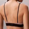 Bralette triangolare elasticizzata in Microfiber con Monogram grafico e leggera fodera Bralette triangolare elasticizzata in Microfiber con Monogram grafico e leggera fodera