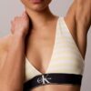 Bralette triangolare elasticizzata in Microfiber con Monogram grafico e leggera fodera Bralette triangolare elasticizzata in Microfiber con Monogram grafico e leggera fodera