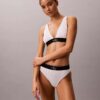 Bralette triangolare elasticizzata in Microfiber con Monogram grafico e leggera fodera Bralette triangolare elasticizzata in Microfiber con Monogram grafico e leggera fodera