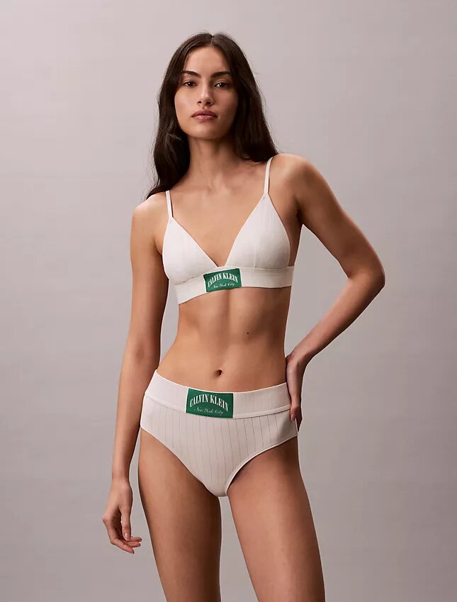 Bralette triangolare Heritage Classic in Cotton Stretch con leggera fodera Bralette triangolare Heritage Classic in Cotton Stretch con leggera fodera
