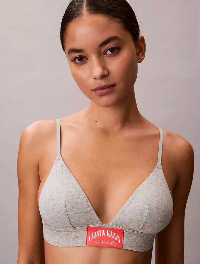 Bralette triangolare Heritage Classic in Cotton Stretch con leggera fodera Bralette triangolare Heritage Classic in Cotton Stretch con leggera fodera