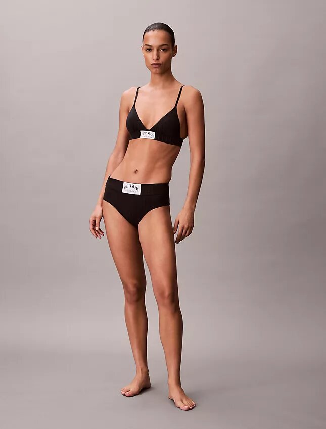 Bralette triangolare Heritage Classic in Cotton Stretch con leggera fodera Bralette triangolare Heritage Classic in Cotton Stretch con leggera fodera