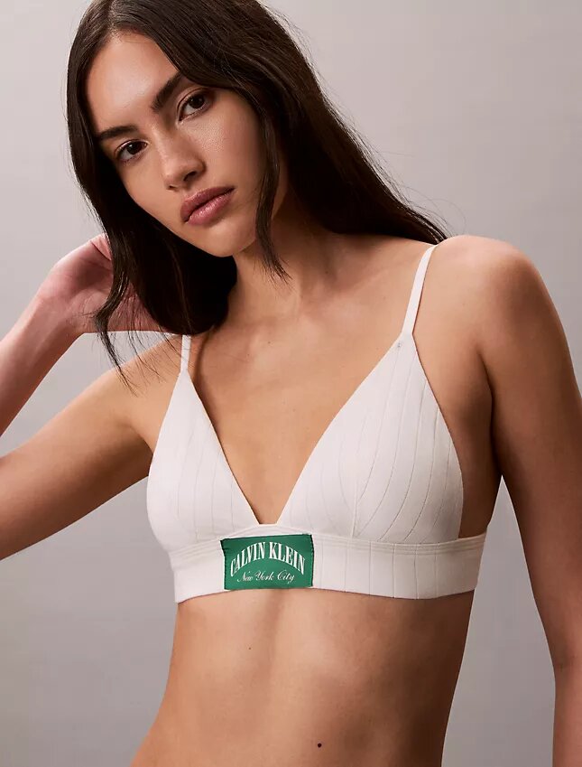 Bralette triangolare Heritage Classic in Cotton Stretch con leggera fodera Bralette triangolare Heritage Classic in Cotton Stretch con leggera fodera