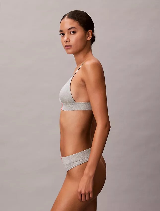 Bralette triangolare Heritage Classic in Cotton Stretch con leggera fodera Bralette triangolare Heritage Classic in Cotton Stretch con leggera fodera