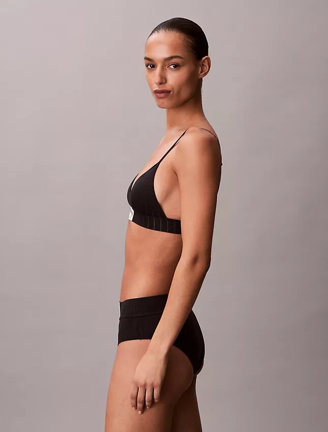 Bralette triangolare Heritage Classic in Cotton Stretch con leggera fodera Bralette triangolare Heritage Classic in Cotton Stretch con leggera fodera