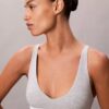 Bralette triangolare Icon in cotone e Modal Unlined senza imbottitura