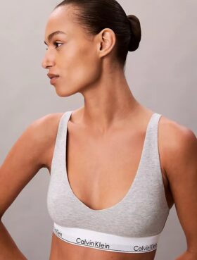Bralette triangolare Icon in cotone e Modal Unlined senza imbottitura