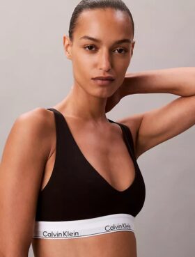 Bralette triangolare Icon in cotone e Modal Unlined senza imbottitura