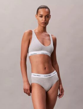 Bralette triangolare Icon in cotone e Modal Unlined senza imbottitura