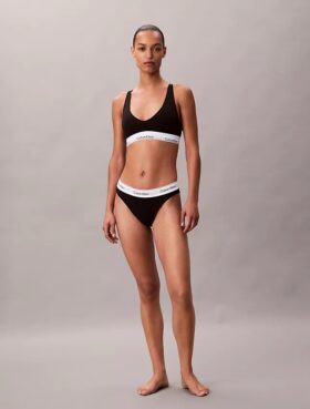 Bralette triangolare Icon in cotone e Modal Unlined senza imbottitura