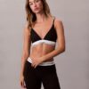 Bralette triangolare Icon in cotone e Modal Unlined senza imbottitura
