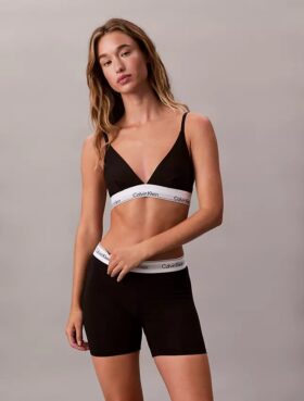 Bralette triangolare Icon in cotone e Modal Unlined senza imbottitura