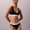 Bralette triangolare Icon in cotone e Modal Unlined senza imbottitura