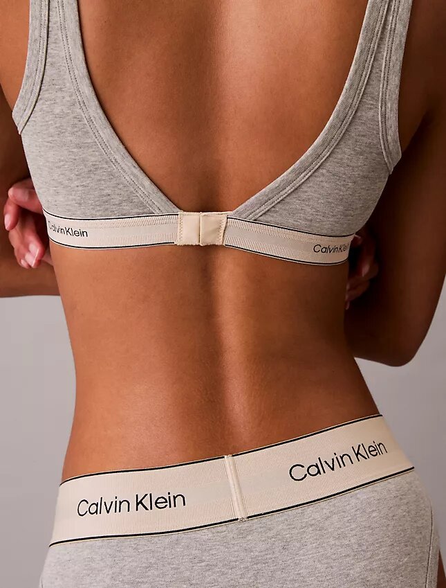 Bralette triangolare in cotone Cotton Stretch con leggera fodera Bralette triangolare in cotone Cotton Stretch con leggera fodera