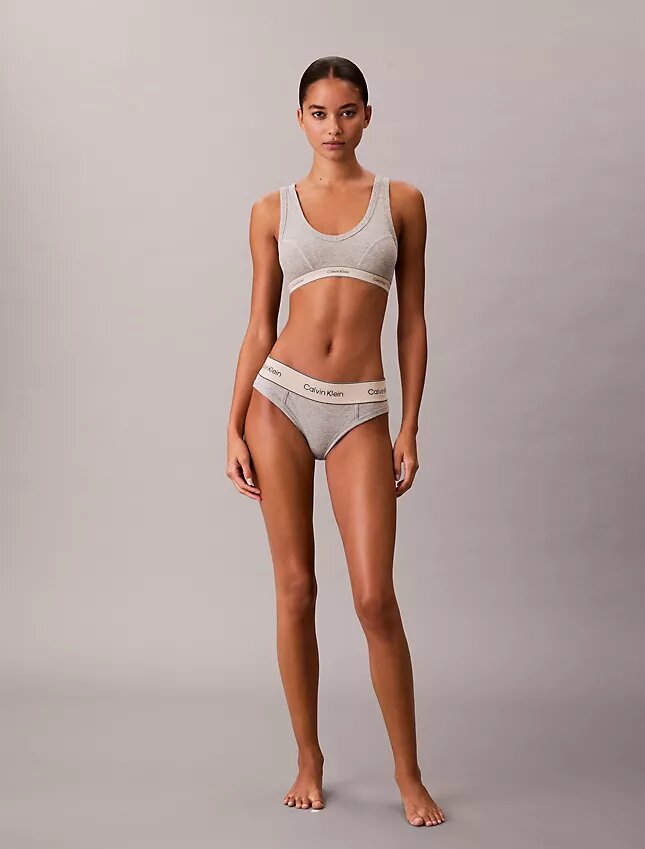 Bralette triangolare in cotone Cotton Stretch con leggera fodera Bralette triangolare in cotone Cotton Stretch con leggera fodera
