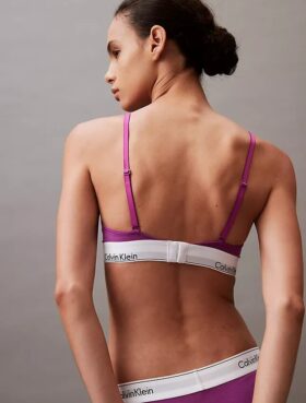 Bralette triangolare in cotone e Modal leggermente foderata
