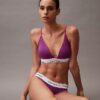 Bralette triangolare in cotone e Modal leggermente foderata