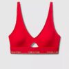 Bralette triangolare in cotone e Modal leggermente foderata Bralette triangolare in cotone e Modal leggermente foderata