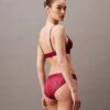 Bralette triangolare leggermente foderata in pizzo moderno Bralette triangolare leggermente foderata in pizzo moderno