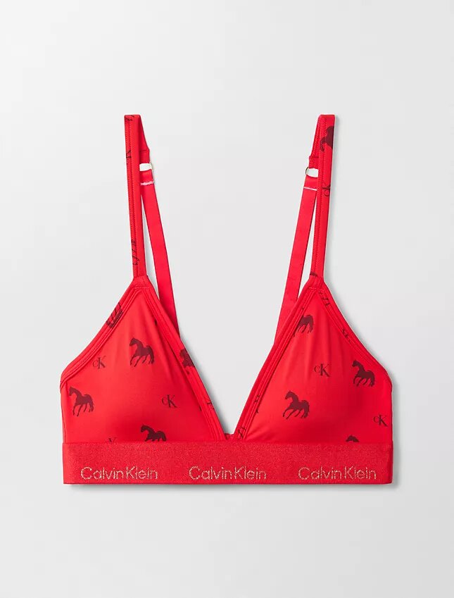Bralette triangolare leggermente foderata per il Capodanno lunare Bralette triangolare leggermente foderata per il Capodanno lunare