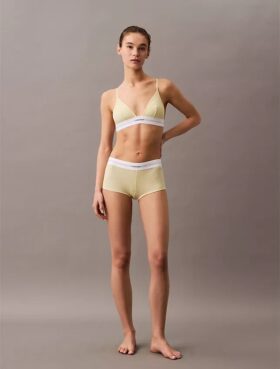 Bralette triangolare Unlined in cotone Modal elasticizzato a costine