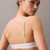 Bralette triangolare Unlined in cotone Modal elasticizzato a costine Bralette triangolare Unlined in cotone Modal elasticizzato a costine