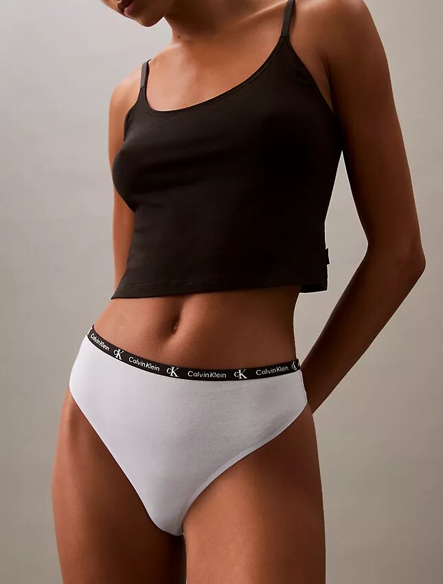 Calvin Klein 1996 Cotton Stretch Thong, confezione da 7 Calvin Klein 1996 Cotton Stretch Thong, confezione da 7