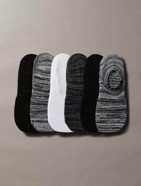 Calze a maglia piatta, confezione da 6