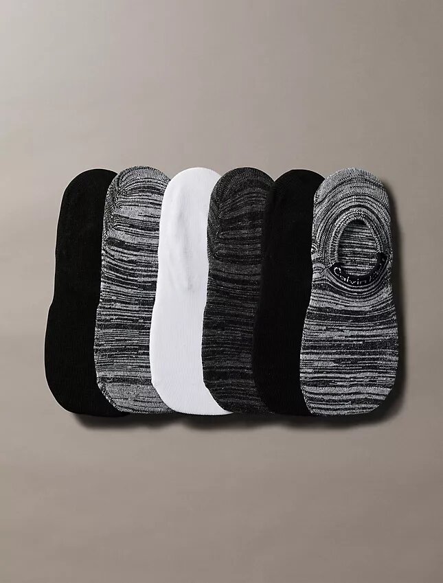 Calze a maglia piatta, confezione da 6 Calze a maglia piatta, confezione da 6