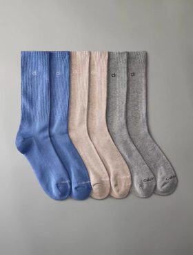 Calze Basic Crew in confezione da 6