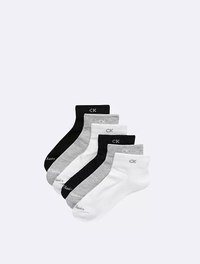 Calze Basic Cushion Quarter in confezione da 6 Calze Basic Cushion Quarter in confezione da 6